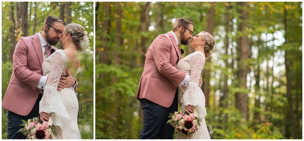 October wedding, small intimate wedding in Geauga County Ohio, fairy tale, The Lewis & Ruth Affelder House, small wedding, intimate reception, lots of details, greenery pink and and maroon, 